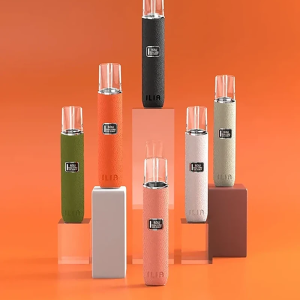 ILIA哩亞布紋主機帶顯示屏一代煙彈通用電子煙主機