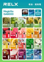 RELX MagicGo悅刻8000口拋棄式一次性電子煙